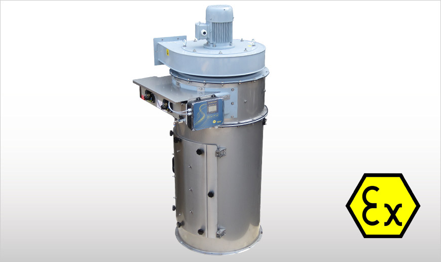 Flanged Round Dust Collectors ATEX-certified